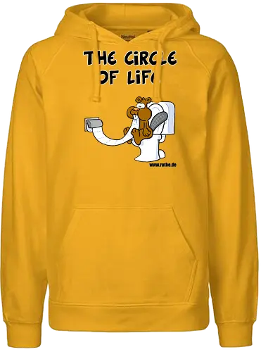Ruthe - Circle of Life - Ruthe, Ralph Ruthe, comic, biber, klo, Lebenszyklus - Fairtrade Hoodie