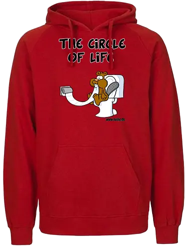 Ruthe - Circle of Life - Ruthe, Ralph Ruthe, comic, biber, klo, Lebenszyklus - Fairtrade Hoodie