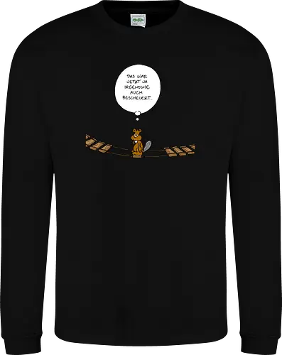 Ruthe - Biberbrücke - Ruthe, Ralph Ruthe, comics, biber, Brücke - Sweatshirt