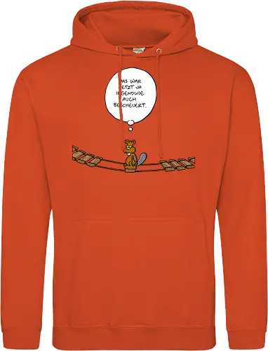 Ruthe - Biberbrücke - Ruthe, Ralph Ruthe, comics, biber, Brücke - Standard Hoodie