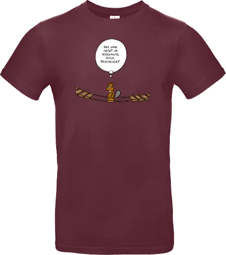 Ruthe - Biberbrücke - Ruthe, Ralph Ruthe, comics, biber, Brücke - Standard T-Shirt