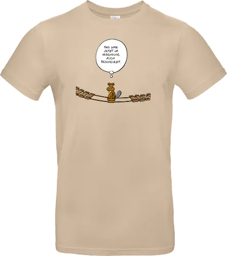 Ruthe - Biberbrücke - Ruthe, Ralph Ruthe, comics, biber, Brücke - Standard T-Shirt