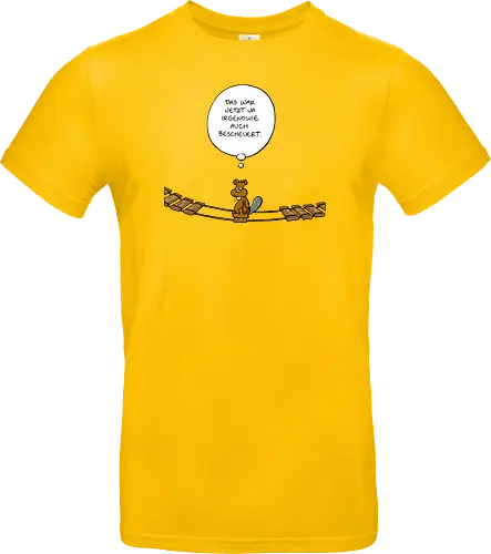 Ruthe - Biberbrücke - Ruthe, Ralph Ruthe, comics, biber, Brücke - Standard T-Shirt