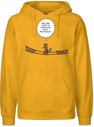 Ruthe - Biberbrücke - Ruthe, Ralph Ruthe, comics, biber, Brücke - Fairtrade Hoodie