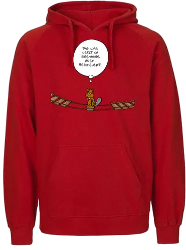 Ruthe - Biberbrücke - Ruthe, Ralph Ruthe, comics, biber, Brücke - Fairtrade Hoodie