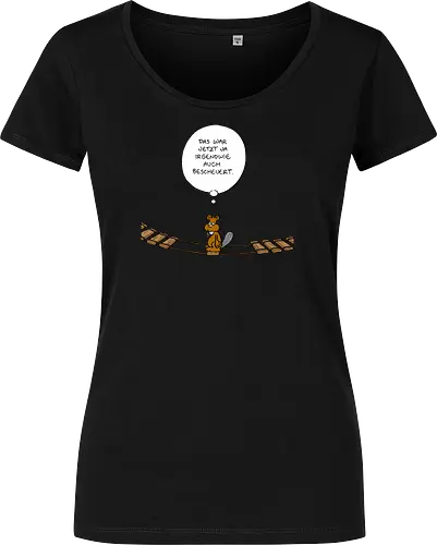 Ruthe - Biberbrücke - Ruthe, Ralph Ruthe, comics, biber, Brücke - Women T-Shirt