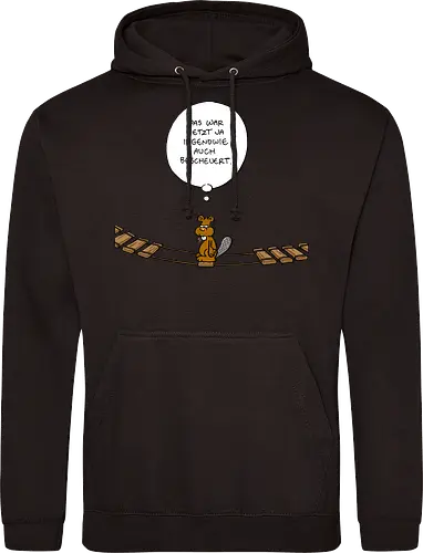 Ruthe - Biberbrücke - Ruthe, Ralph Ruthe, comics, biber, Brücke - Standard Hoodie