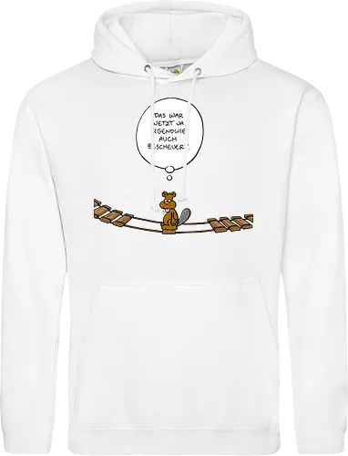 Ruthe - Biberbrücke - Ruthe, Ralph Ruthe, comics, biber, Brücke - Standard Hoodie