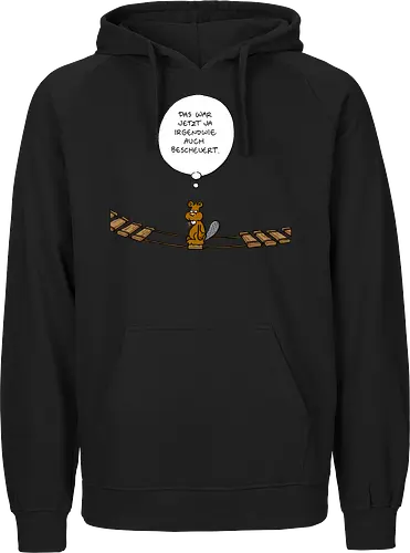Ruthe - Biberbrücke - Ruthe, Ralph Ruthe, comics, biber, Brücke - Fairtrade Hoodie