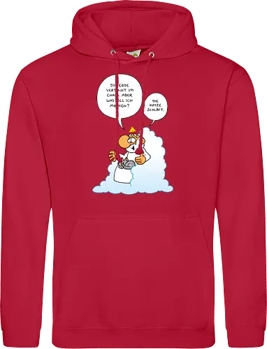 Ruthe - Gottkatze - Ruthe, Ralph Ruthe, katze, gott, comic, Gottkatze - Standard Hoodie