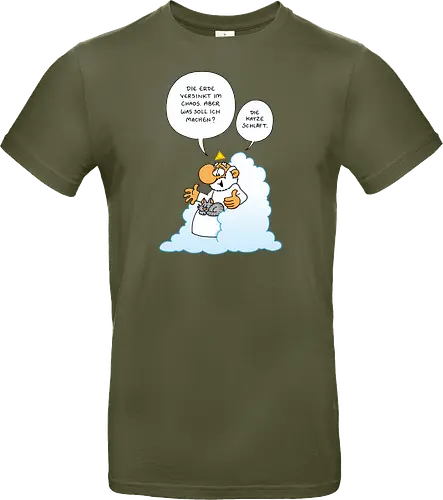 Ruthe - Gottkatze - Ruthe, Ralph Ruthe, katze, gott, comic, Gottkatze - Standard T-Shirt