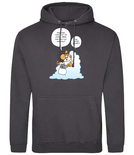 Ruthe - Gottkatze - Ruthe, Ralph Ruthe, katze, gott, comic, Gottkatze - Standard Hoodie
