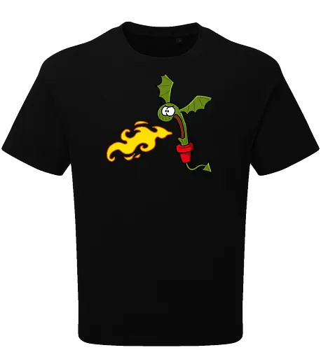 Ruthe - Kaktusdrache - Ruthe, Ralph Ruthe, comic, kaktus, drache, Kaktusdrache - Oversize T-Shirt