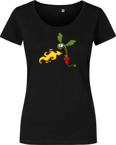 Ruthe - Kaktusdrache - Ruthe, Ralph Ruthe, comic, kaktus, drache, Kaktusdrache - Women T-Shirt