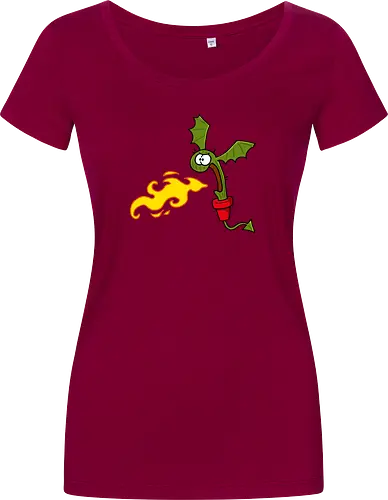 Ruthe - Kaktusdrache - Ruthe, Ralph Ruthe, comic, kaktus, drache, Kaktusdrache - Women T-Shirt