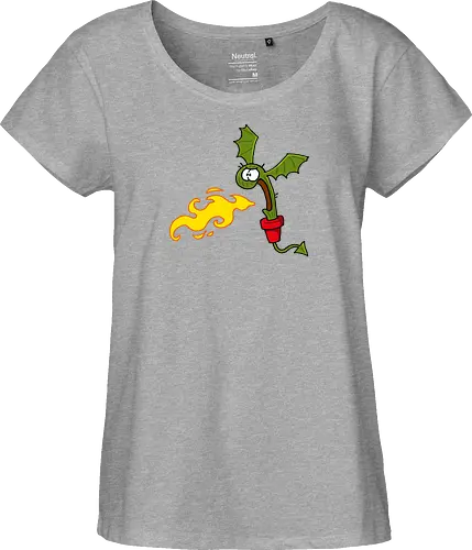 Ruthe - Kaktusdrache - Ruthe, Ralph Ruthe, comic, kaktus, drache, Kaktusdrache - Fairtrade Girl Shirt