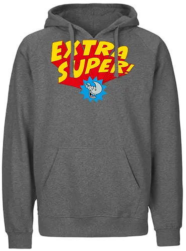 Ruthe - Extrasuper - Ruthe, Ralph Ruthe, comic, Extra super, super, superheld, Extra superheld - Fairtrade Hoodie