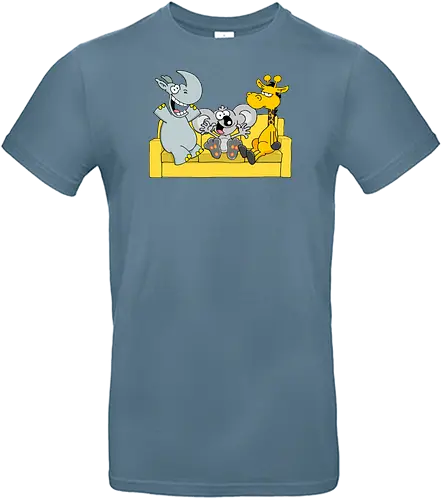 Ruthe - HNO Couch - Ruthe, Ralph Ruthe, comic, HNO, giraffe, koala, nashorn - Standard T-Shirt