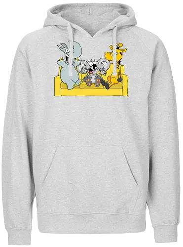 Ruthe - HNO Couch - Ruthe, Ralph Ruthe, comic, HNO, giraffe, koala, nashorn - Fairtrade Hoodie