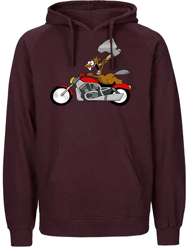 Ruthe - Biber Harley - Ruthe, Ralph Ruthe, comic, biber, motorrad - Fairtrade Hoodie
