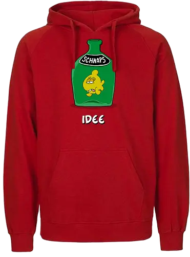Ruthe - Schnapsidee - Ruthe, Ralph Ruthe, comic, Schnaps, Schnapsidee - Fairtrade Hoodie
