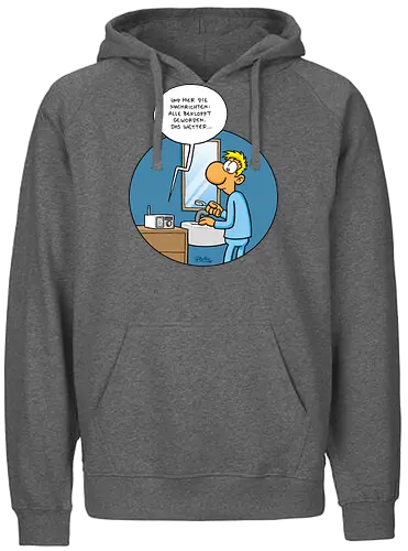 RUTHE - BEKLOPPT - Ruthe, Ralph Ruthe, Alle Bekloppt, comic, Nachrichten - Fairtrade Hoodie