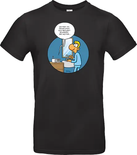 RUTHE - BEKLOPPT - Ruthe, Ralph Ruthe, Alle Bekloppt, comic, Nachrichten - Standard T-Shirt