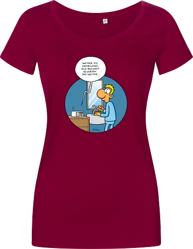 RUTHE - BEKLOPPT - Ruthe, Ralph Ruthe, Alle Bekloppt, comic, Nachrichten - Women T-Shirt