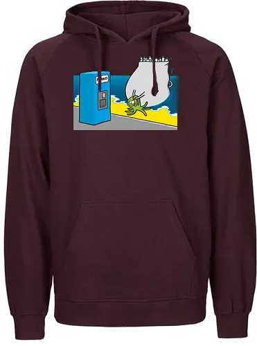 RUTHE - PFANDKRAKE - Ruthe, Ralph Ruthe, comic, Pfand, krake, müll - Fairtrade Hoodie
