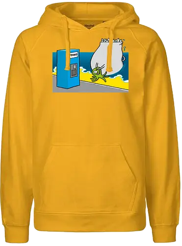 RUTHE - PFANDKRAKE - Ruthe, Ralph Ruthe, comic, Pfand, krake, müll - Fairtrade Hoodie