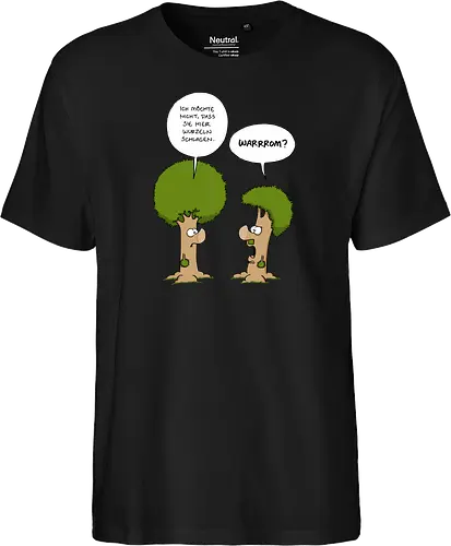 RUTHE - HITLERBAUM - Ruthe, Ralph Ruthe, Hilterbaum, Warrom, Gegen Nazis, anGaming - Fairtrade T-Shirt