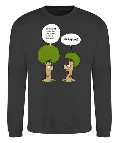 RUTHE - HITLERBAUM - Ruthe, Ralph Ruthe, Hilterbaum, Warrom, Gegen Nazis, anGaming - Sweatshirt