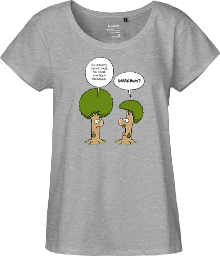 RUTHE - HITLERBAUM - Ruthe, Ralph Ruthe, Hilterbaum, Warrom, Gegen Nazis, anGaming - Fairtrade Girl Shirt