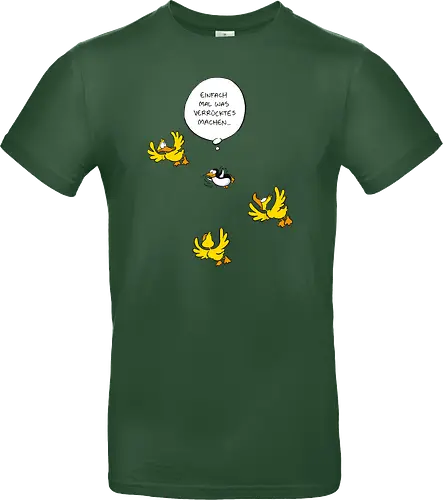 RUTHE - WAS VERRÜCKTES - Ruthe, Ralph Ruthe, Was verrücktes, Pingiun, fliegen, vogel - Standard T-Shirt