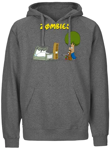 RUTHE - ZOMBIES - Ruthe, Ralph Ruthe, Bieber und Baum, baum, Bieber, zombie - Fairtrade Hoodie