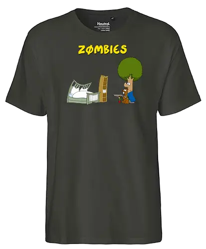 RUTHE - ZOMBIES - Ruthe, Ralph Ruthe, Bieber und Baum, baum, Bieber, zombie - Fairtrade T-Shirt