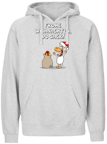 RUTHE - FROHE WEIHNACHTEN, DU SACK! - Ruthe, Ralph Ruthe, Du sack, weihnachten, comic - Fairtrade Hoodie