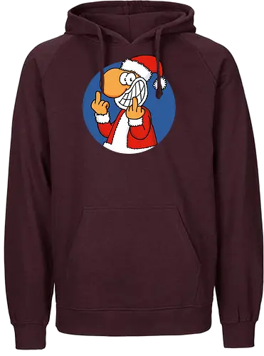 RUTHE - SANTA - Ruthe, Ralph Ruthe, Santa, stinkefinger, Weihnachtsmann - Fairtrade Hoodie