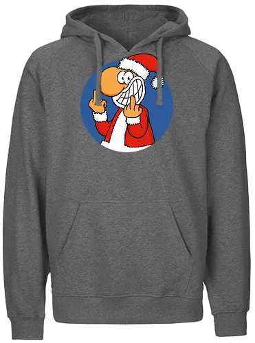 RUTHE - SANTA - Ruthe, Ralph Ruthe, Santa, stinkefinger, Weihnachtsmann - Fairtrade Hoodie
