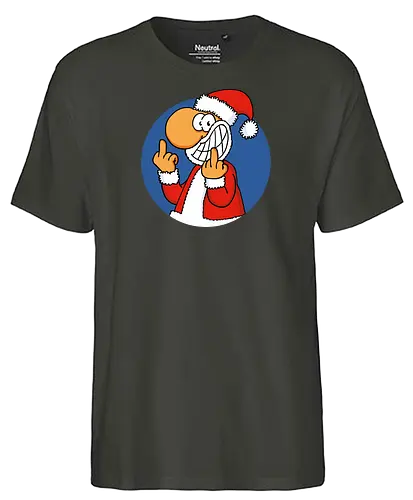 RUTHE - SANTA - Ruthe, Ralph Ruthe, Santa, stinkefinger, Weihnachtsmann - Fairtrade T-Shirt