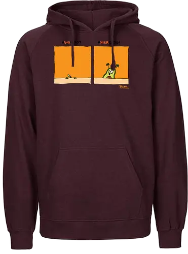 RUTHE - AWOCADO - comic, Ruthe, avocado - Fairtrade Hoodie