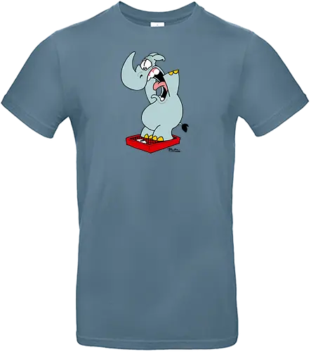RUTHE - JOCHEN AUF DER WAAGE - Ruthe, cartoon, jochen, waage - Standard T-Shirt