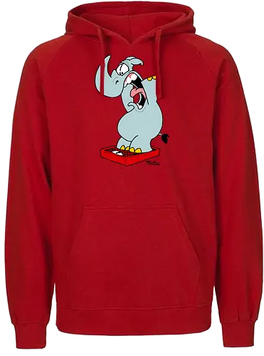 RUTHE - JOCHEN AUF DER WAAGE - Ruthe, cartoon, jochen, waage - Fairtrade Hoodie