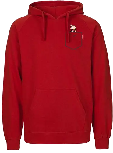Plebsen (pocket) - Dennsen86, twitch, Plebsen, strm - Fairtrade Hoodie