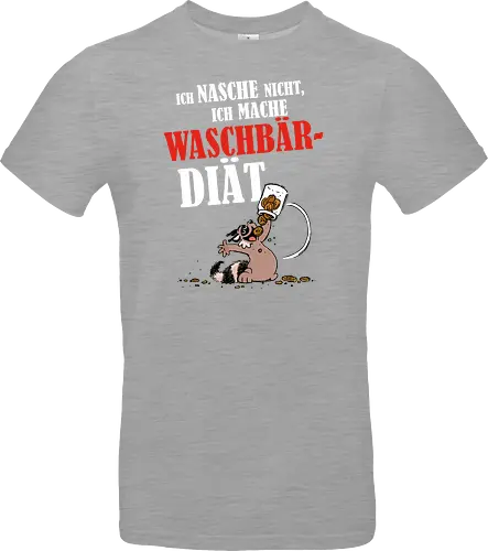 Waschbär-Diät - DerFlix, Flix, waschbär, diät, comic - Standard T-Shirt