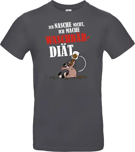 Waschbär-Diät - DerFlix, Flix, waschbär, diät, comic - Standard T-Shirt