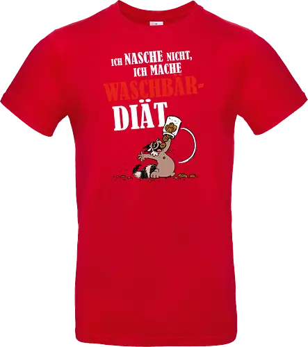 Waschbär-Diät - DerFlix, Flix, waschbär, diät, comic - Standard T-Shirt