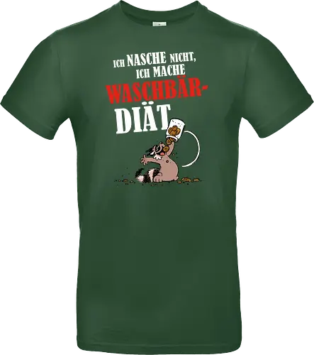 Waschbär-Diät - DerFlix, Flix, waschbär, diät, comic - Standard T-Shirt