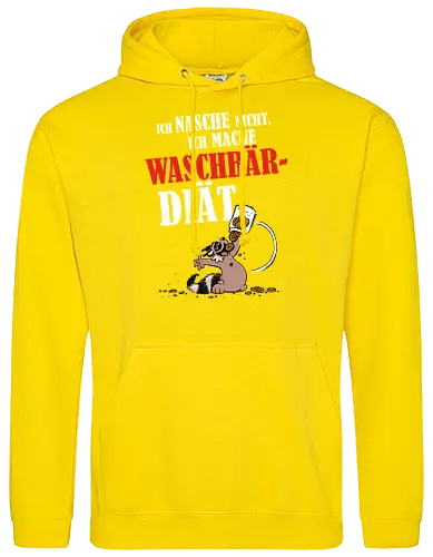 Waschbär-Diät - DerFlix, Flix, waschbär, diät, comic - Standard Hoodie