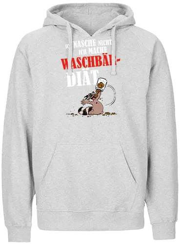 Waschbär-Diät - DerFlix, Flix, waschbär, diät, comic - Fairtrade Hoodie